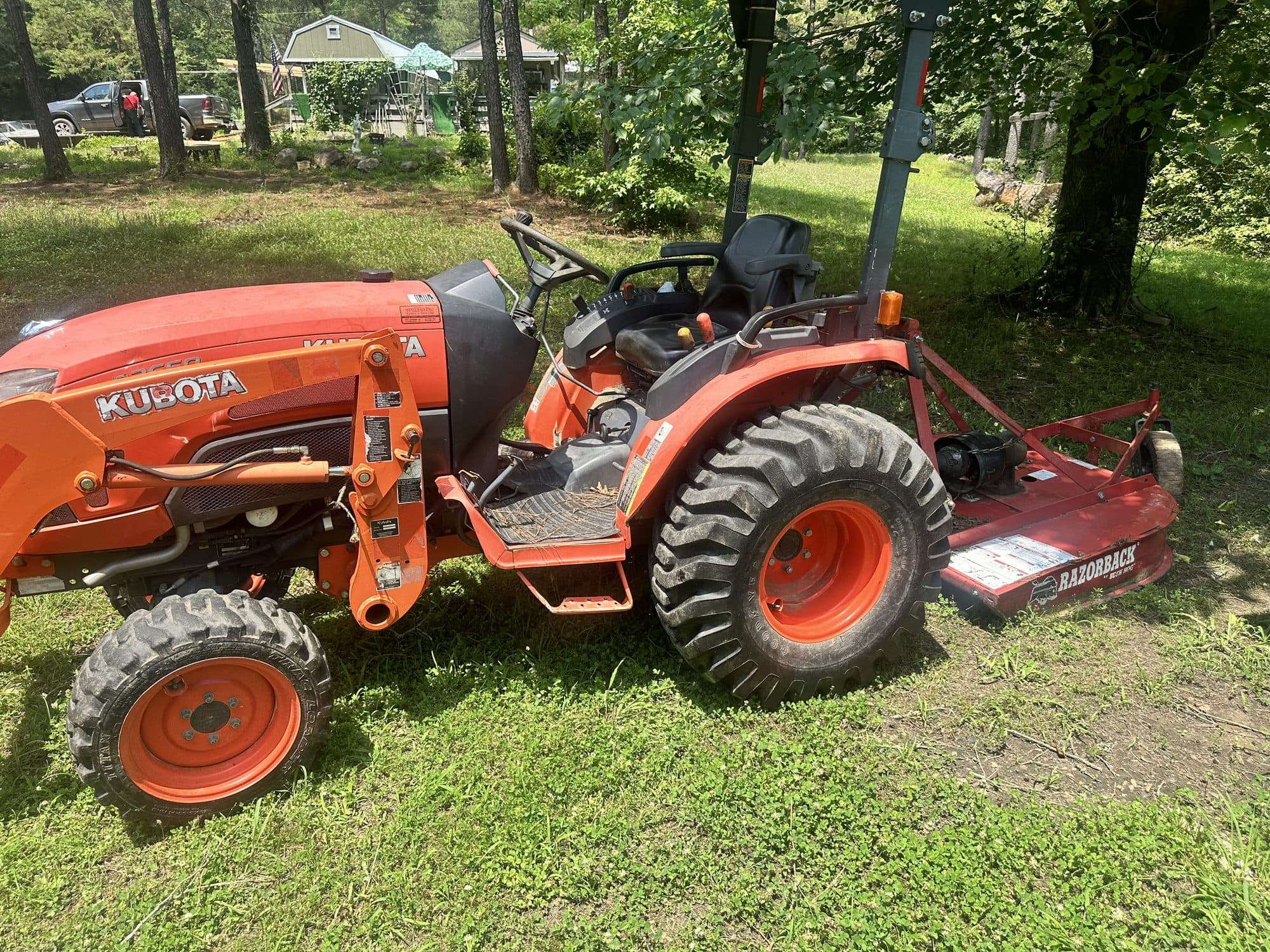 Brush hogging and rural property cleanup around Royal Arkansas