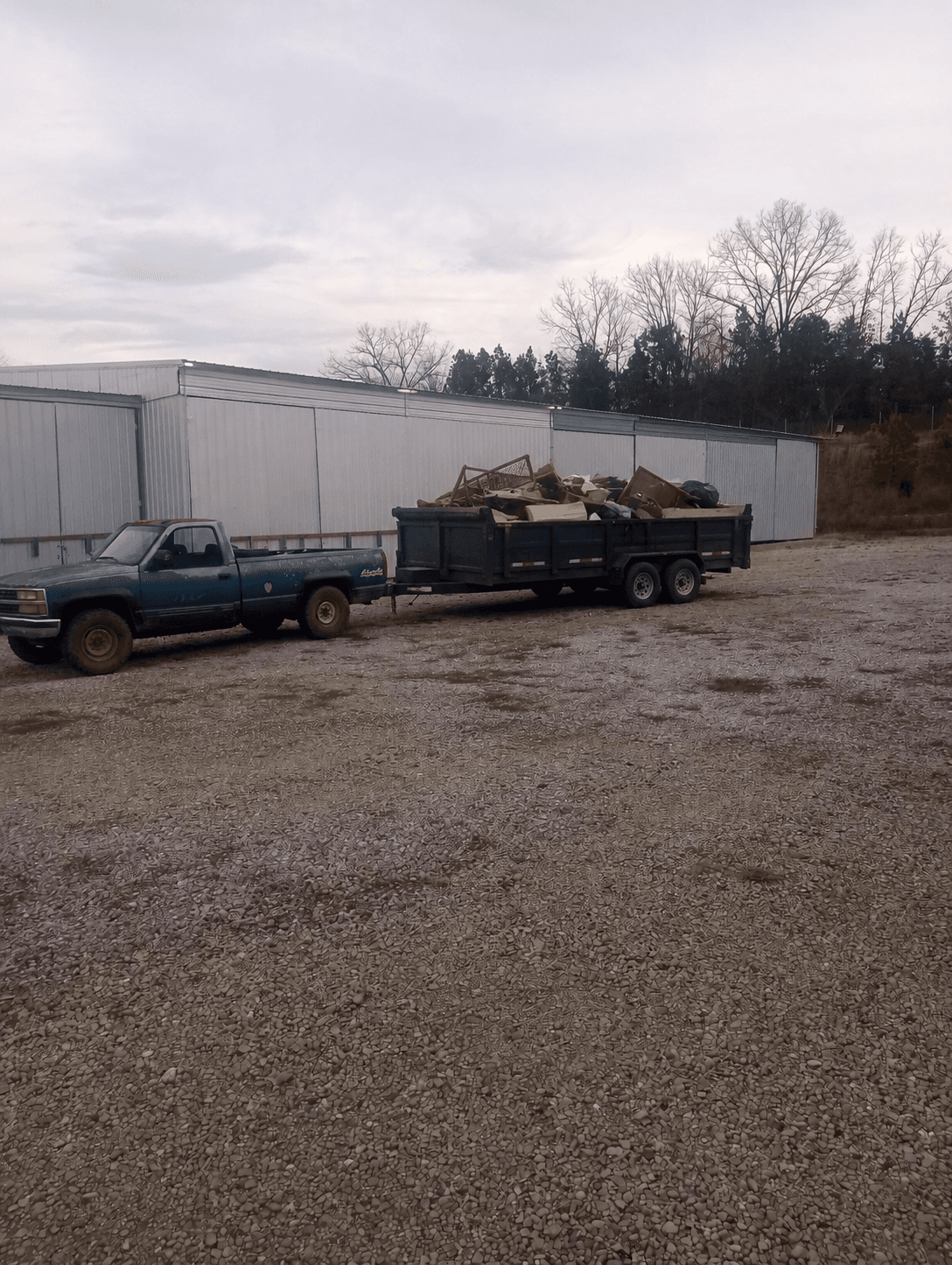 Truck and hauling setup for Malvern Arkansas cleanup jobs